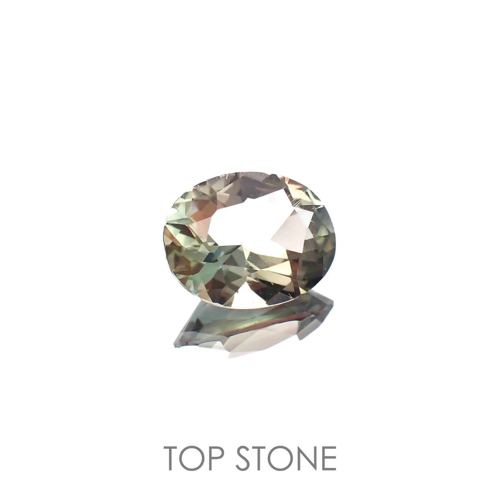 バイカラーオレゴンサンストーン アメリカ・オレゴン州産 2.18ct[221018705]10.1x8mm前後
