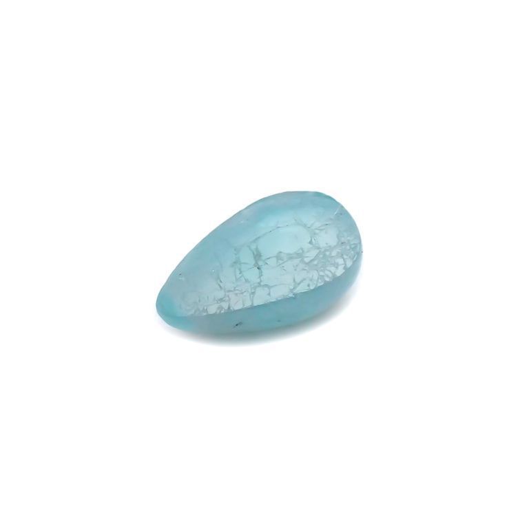 パライバトルマリン(宝石名トルマリン/別名パライバ・トルマリン)ブラジル・パライバ州バターリャ鉱山産 0.82ct 識別済[230421898]7.4x4.4mm前後