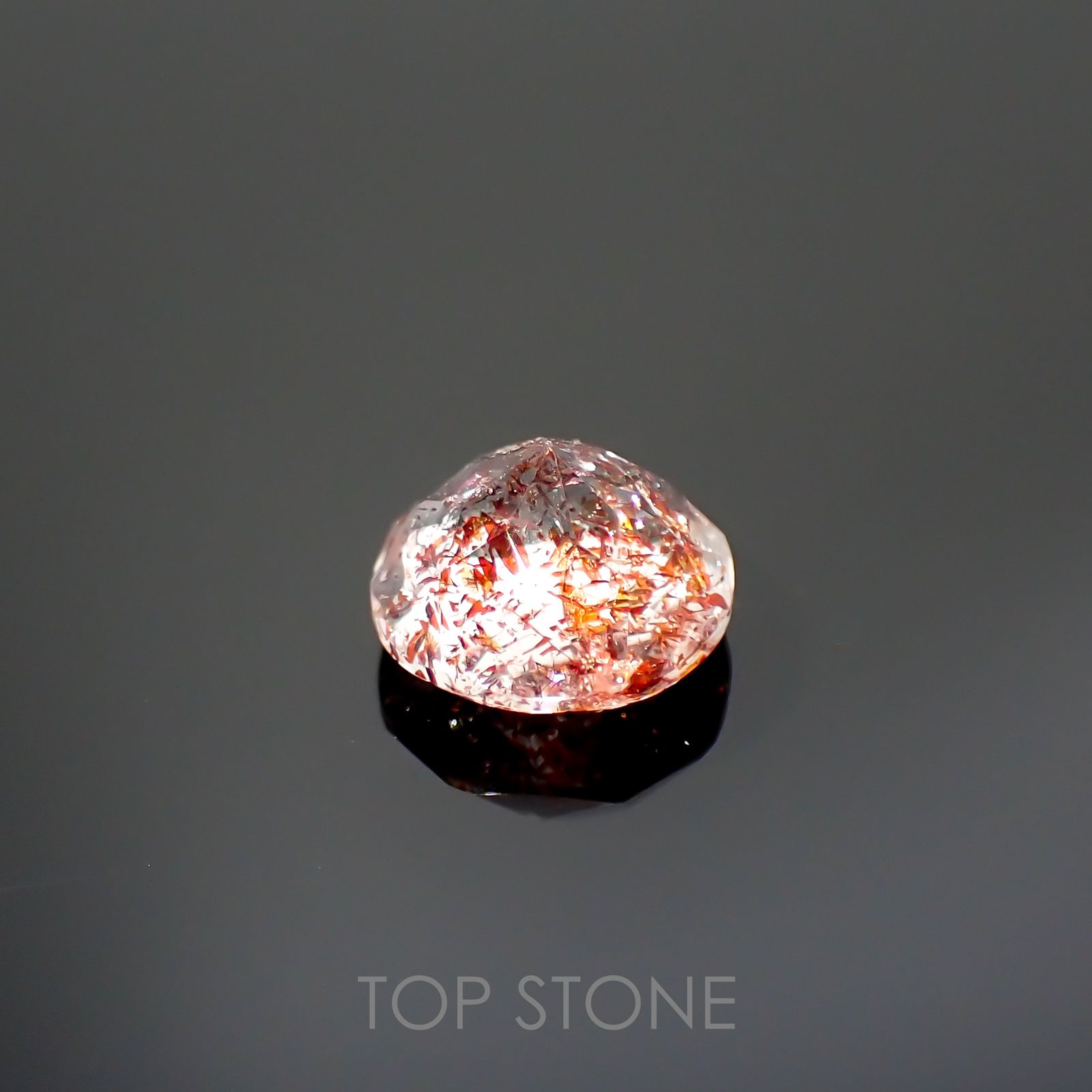 ファイヤークォーツ ナイジェリア産 1.21ct[220114751]7.1x7.1mm前後