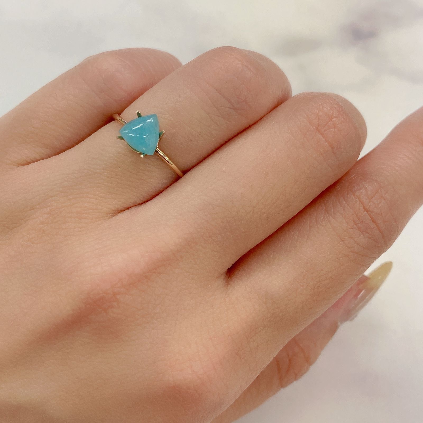 パライバトルマリン(宝石名トルマリン/別名パライバ・トルマリン) ブラジル・パライバ州バターリャ鉱山産 1.00ct 識別済[21048691]6.8×6.8mm前後