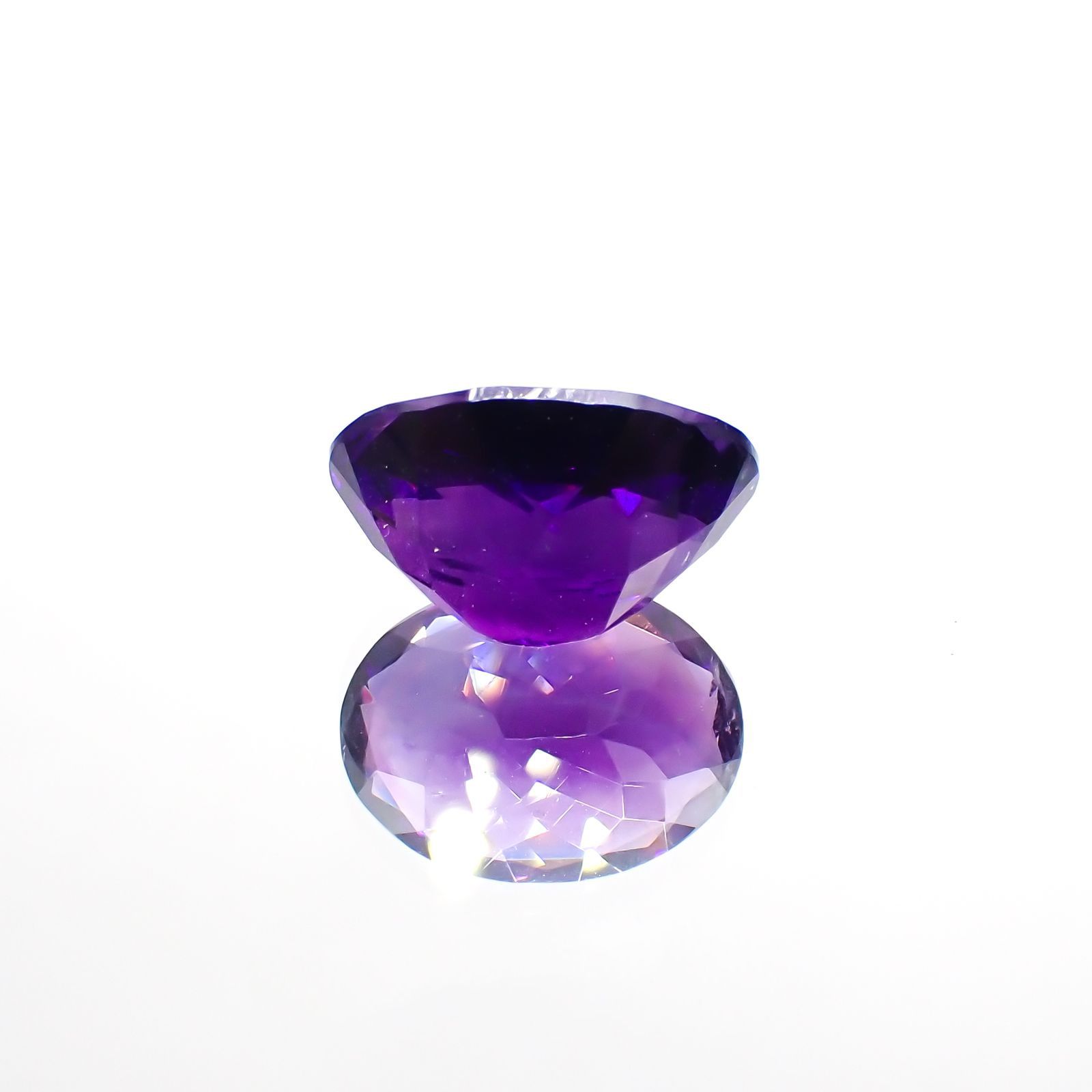 カラーシフトアメジスト(宝石名アメシスト)ブラジル/ウルグアイ産 8.92ct 識別済[220113953]16x11.9mm前後
