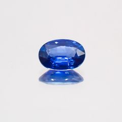 サファイア(宝石名サファイア) マダガスカル/スリランカ産 0.54ct 識別済[20128719]6×4.2mm前後
