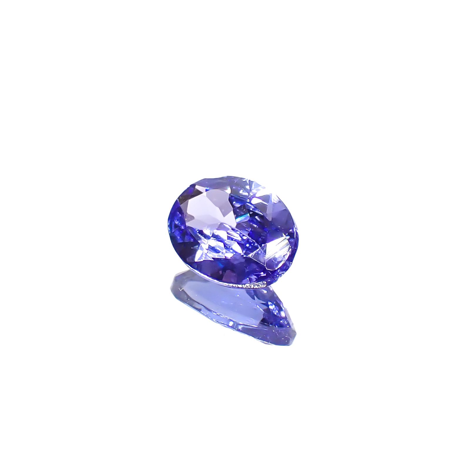 タンザナイト(宝石名タンザナイト)タンザニア産 0.72ct 識別済[240628339]6.9x5mm前後