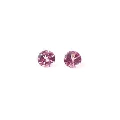 ◇ペアセット◇ピンクスピネル タンザニア産 0.41ct(2pcs合計) [250730793]3.6x3.6mm前後