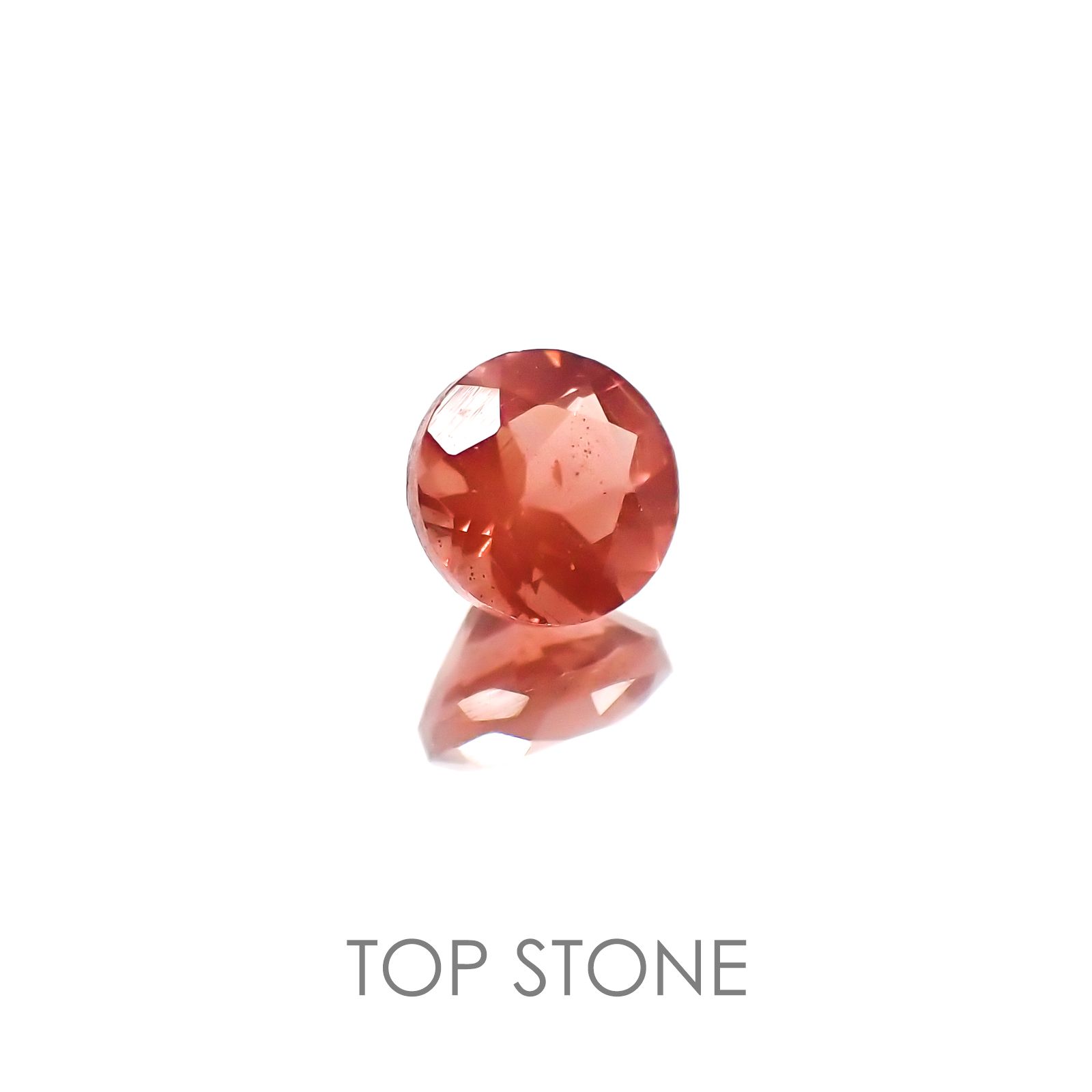 オレゴンサンストーン アメリカ産 ルース 0.52ct[20128396]5.1×5.1mm前後