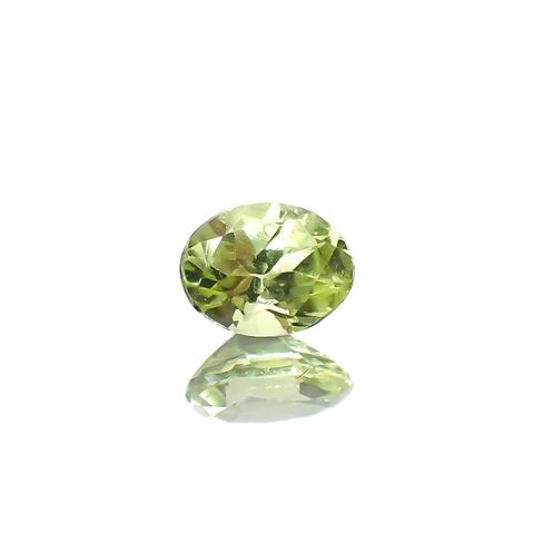 パロットクリソベリル(宝石名クリソベリル)インド産 0.27ct 識別済[231225179]4.4x3.4mm前後