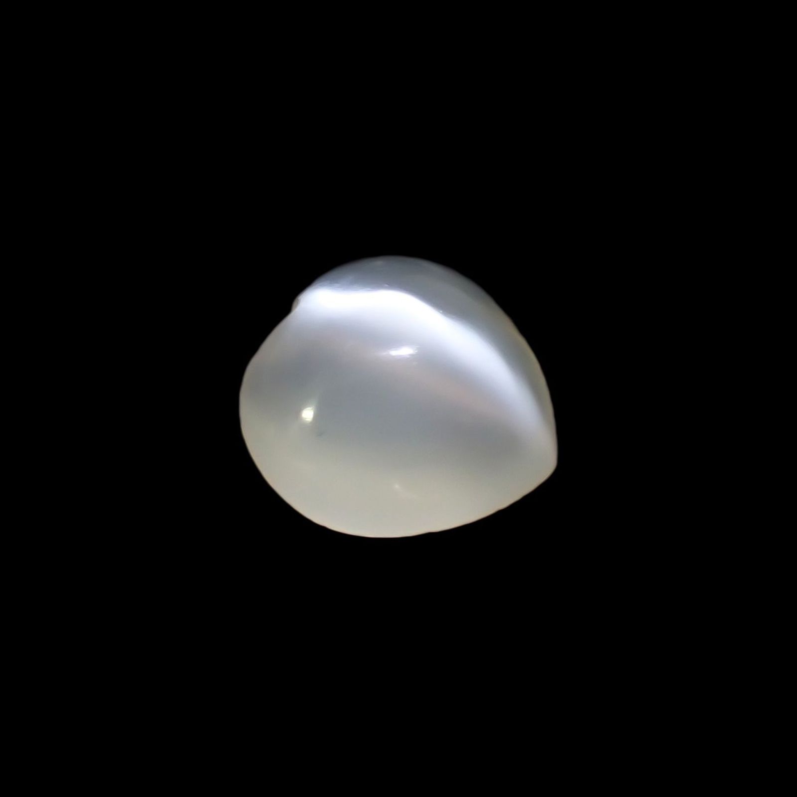 ムーンストーンキャッツアイ(宝石名ムーンストーン・キャッツアイ) インド産 識別済 1.46ct / 7.8x7.8mm前後 [260212730]