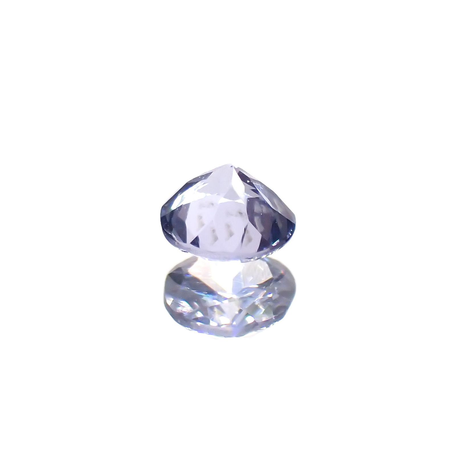 コバルトブルースピネル(宝石名ブルー・スピネル)タンザニア産 ソ付(日独) 0.086ct / 2.71x2.82mm前後 [260722546]