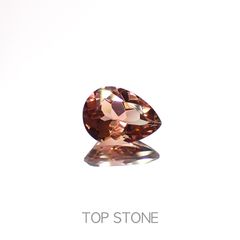 オレンジトルマリン(宝石名トルマリン)コンゴ民主共和国産 0.99ct 識別済[230320849]7.9x5.8mm前後