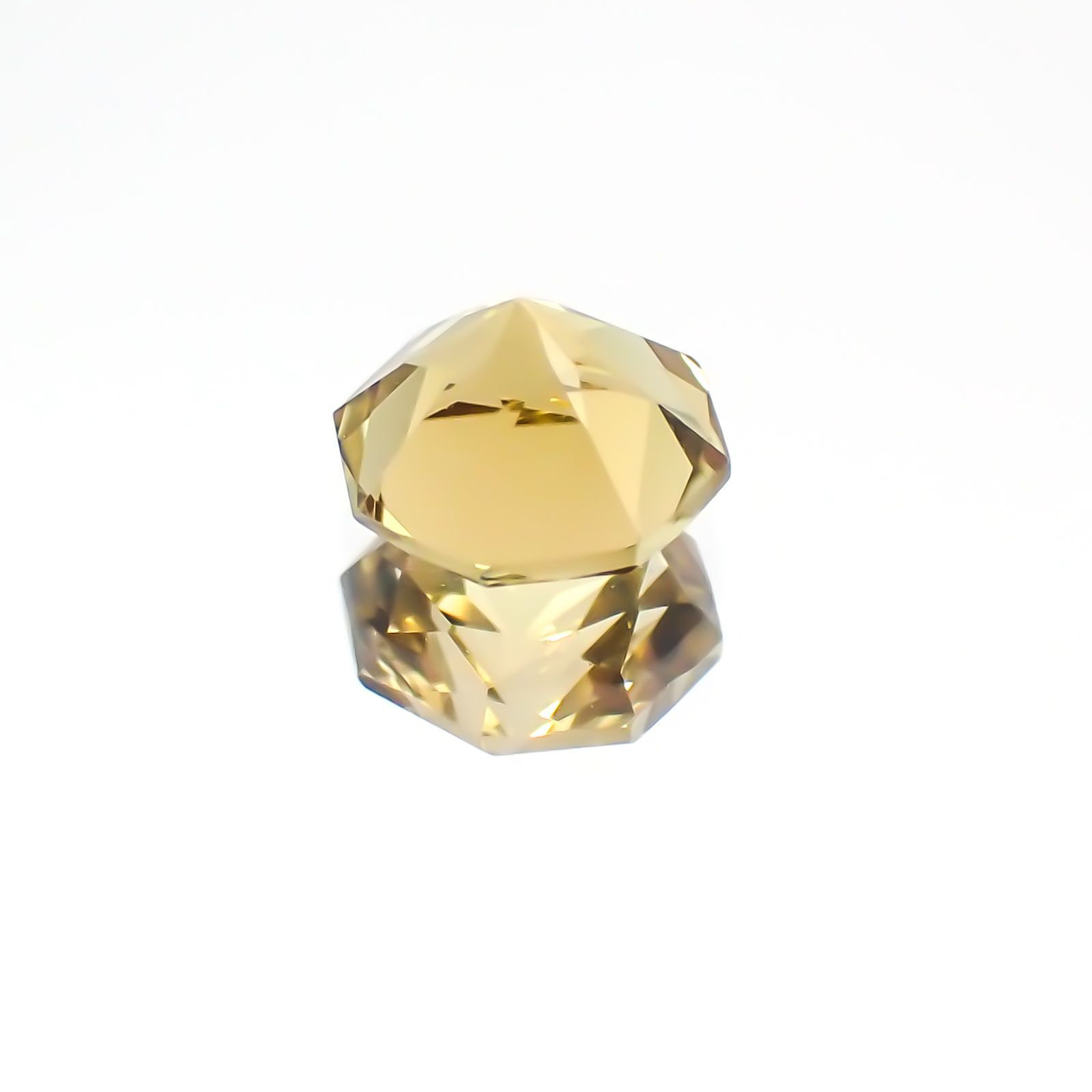 ◇オクタゴンカット◇イエロートルマリン SA(宝石名トルマリン)ブラジル/アフリカ産 0.54ct 識別済[231124207]5.1x5.1mm前後