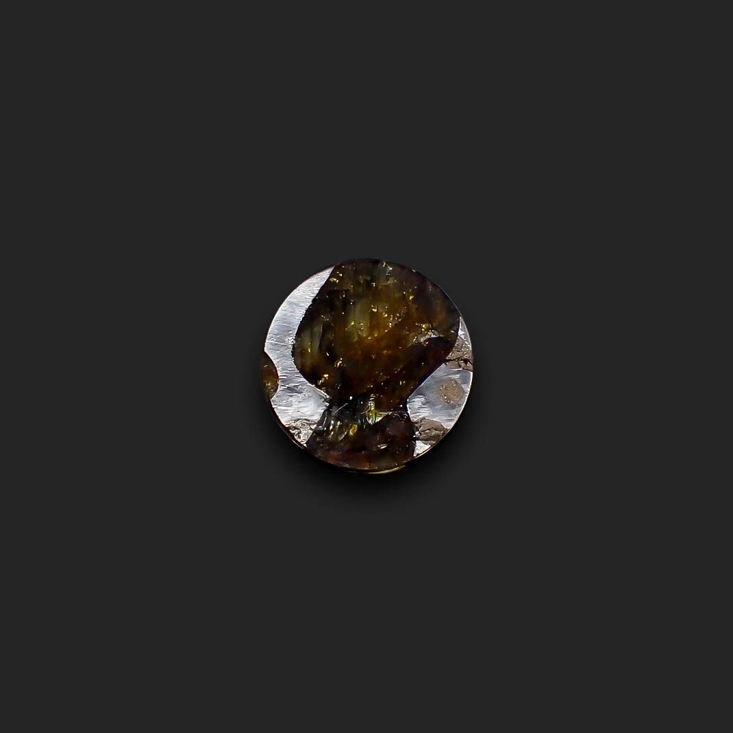 パラサイト隕石Sericho トリプレット 発見地:ケニア 3.87ct[240125716]12.1x12mm前後