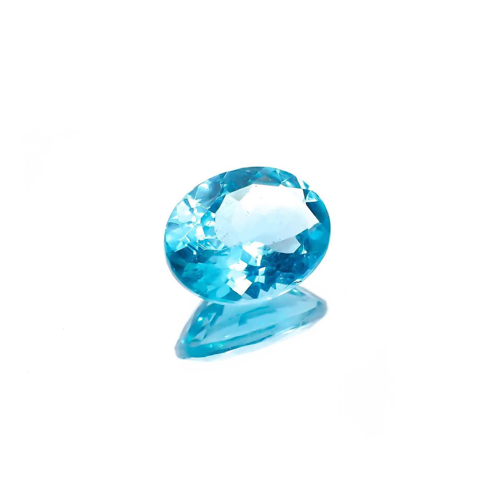 アパタイト(宝石名アパタイト)ブラジル産 識別済 1.79ct / 9x7.1mm前後 [251023188]