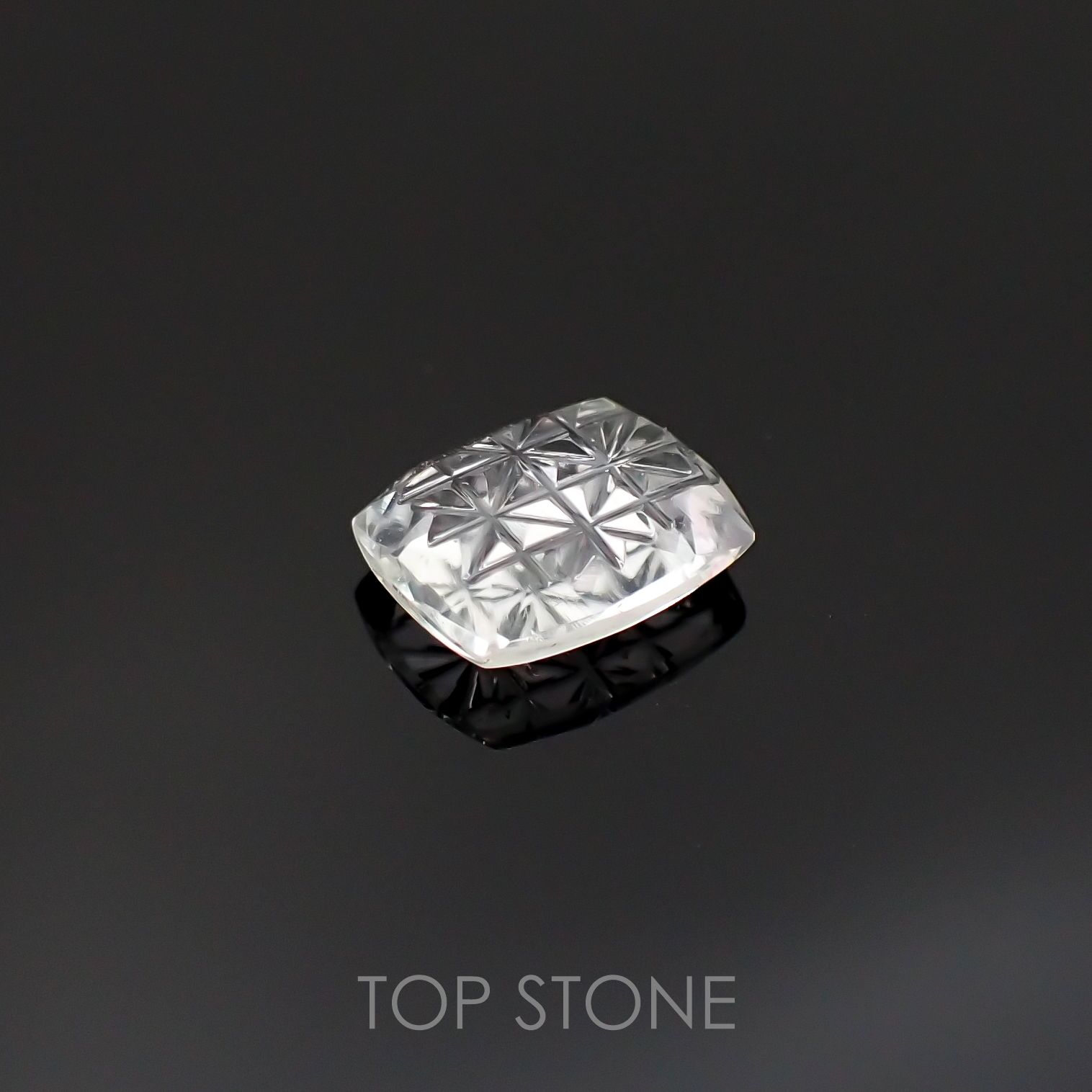 ◇甲州貴石切子Plus Three◇ハイアライトオパール カード付き(宝石名オパール)メキシコ産 1.09ct 識別済[220616072]8.5x7mm前後