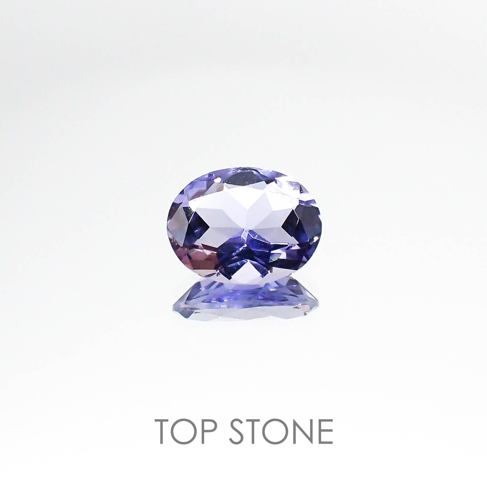 アイオライト(宝石名アイオライト) タンザニア産 1.40ct 識別済[20073552]8.9×7mm前後