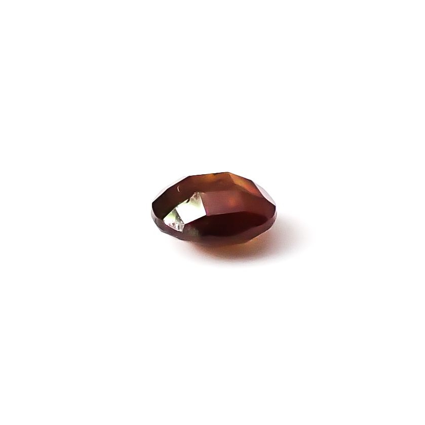 ◇リバーシブル・チェッカーカット◇レインボーガーネット 日本・奈良県産 0.43ct / 4.6x4.6mm前後 [260432085]