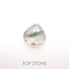 グリーントルマリンインクォーツ ブラジル・ミナスジェライス州産 9.01ct[221018314]15.2x15.7mm前後