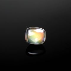 ◇バフカット◇レインボームーンストーン(宝石名ラブラドライト)マダガスカル産 1.213ct ソ付(彩珠)[240427201]6.5x5.7mm前後