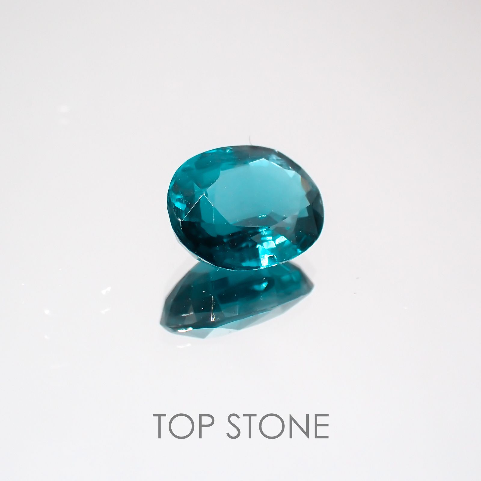 オーシャンブルーカイヤナイト ネパール産 ルース 2.19ct[210310279]8.9×7mm前後