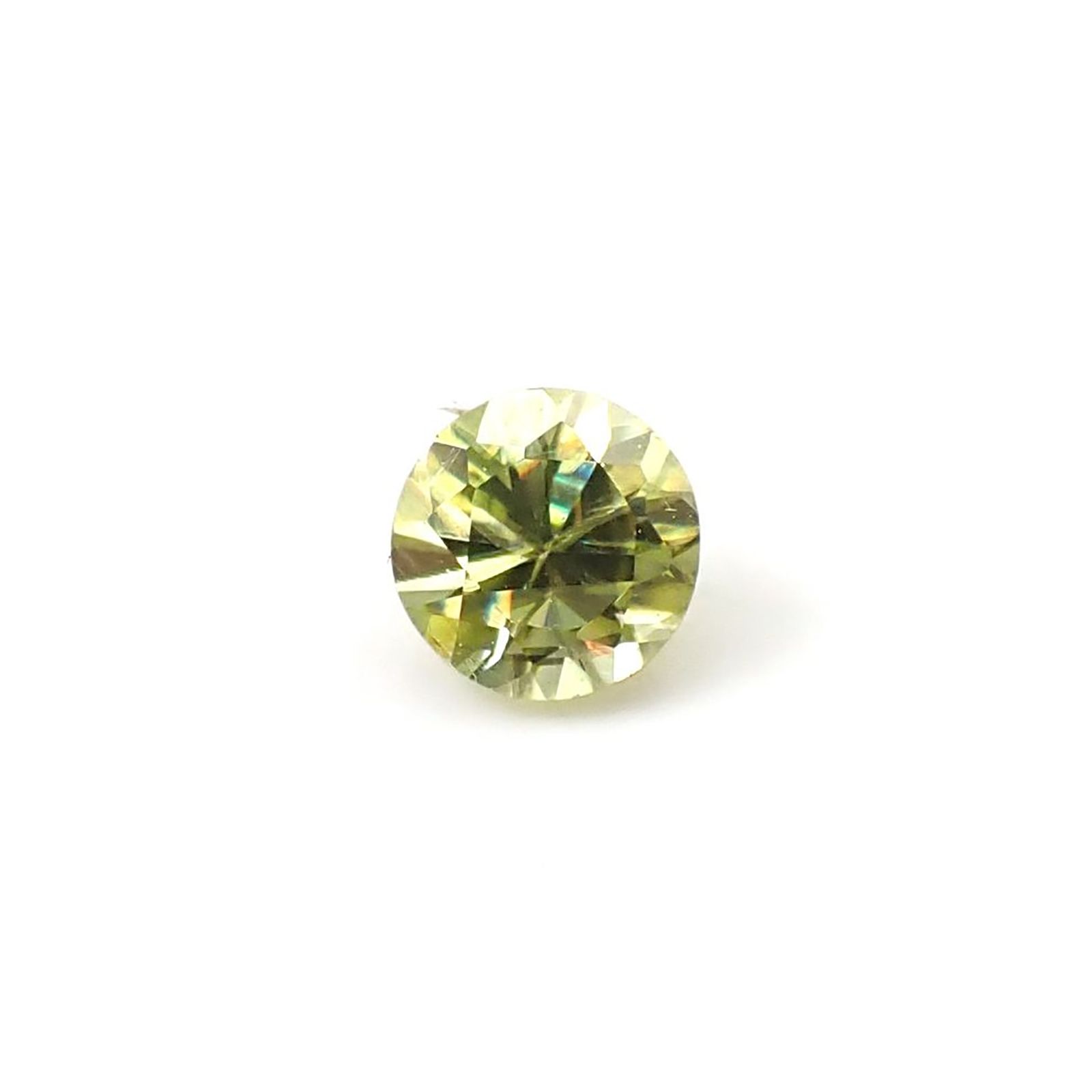 スフェーン(宝石名スフェーン)マダガスカル産 識別済 0.32ct / 4x4mm前後 [251231369]