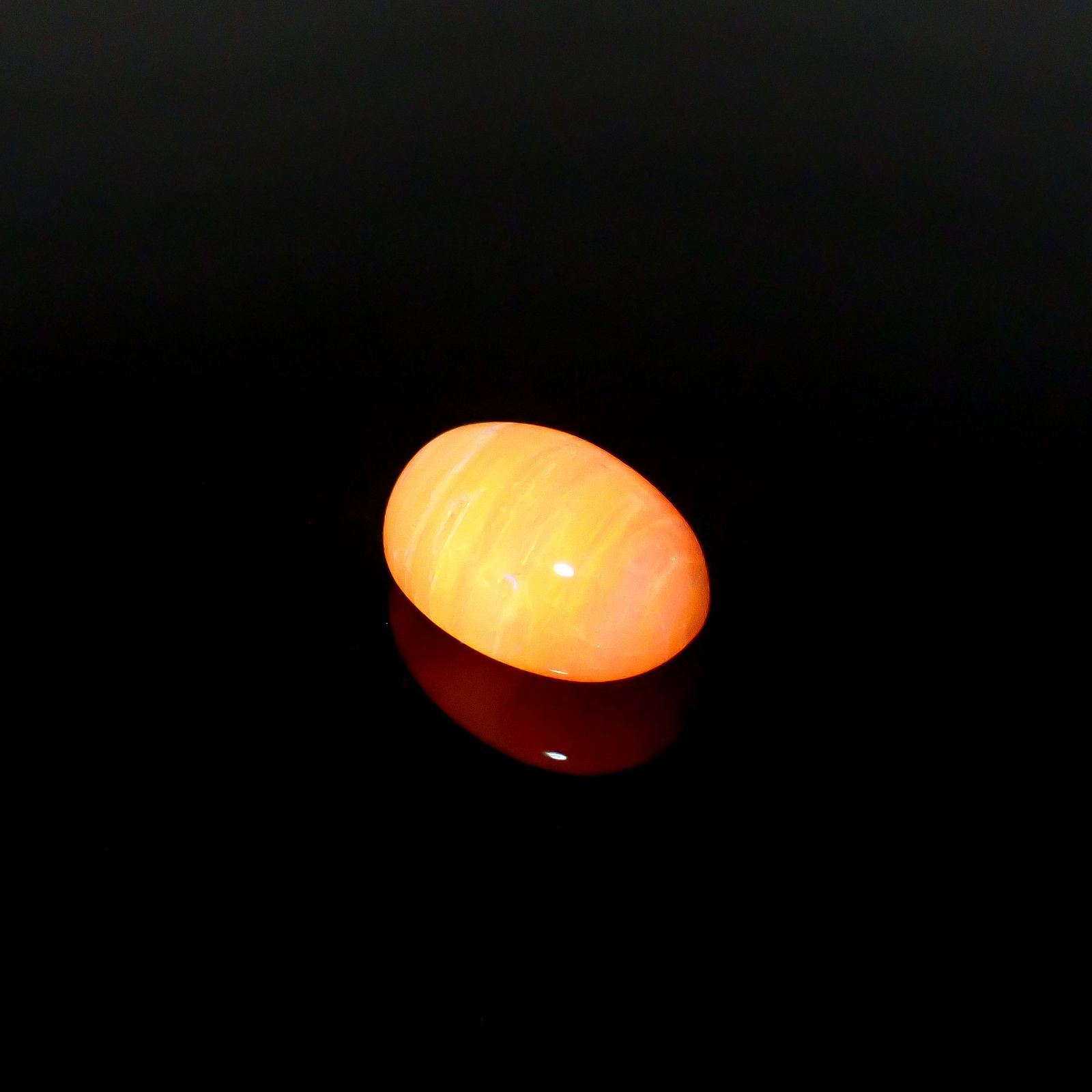 北海道オパール 北海道河東郡鹿追町然別産 6.61ct [250530394]14.9x10.8mm前後