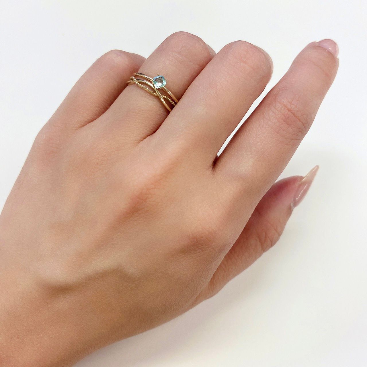 ミントベリル(グリーンベリル) ブラジル産 ルース 0.16ct[21069719]3.4×3.4mm前後