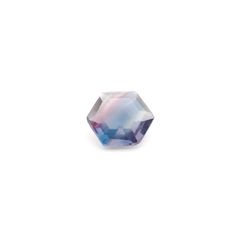 ◇ヘキサゴンカット◇パーティカラーフローライト フルオレッセンス 中国産 2.26ct / 9.4x8.3mm前後 [260932783]