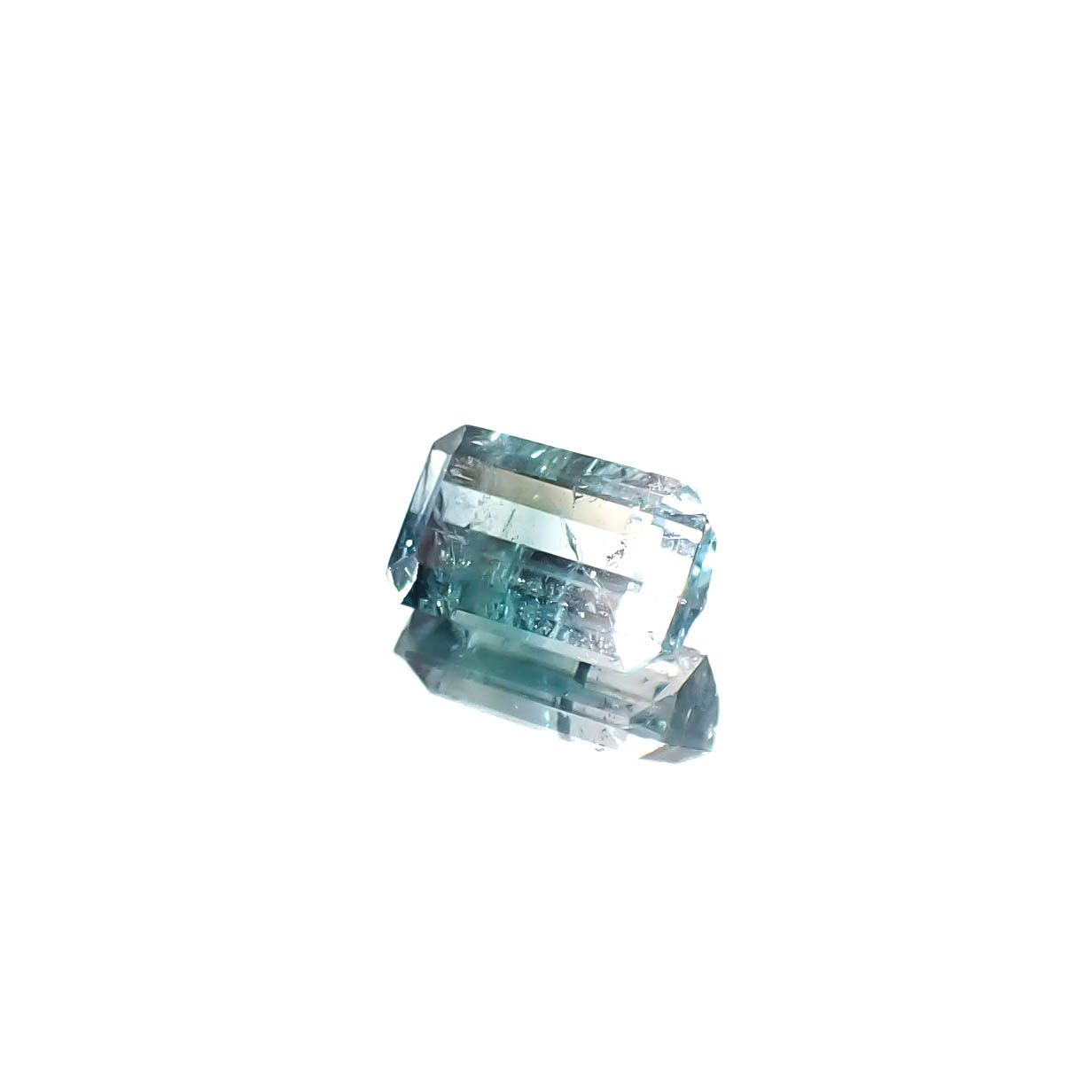 バイカラートルマリン アフガニスタン産 0.89ct [250730932]7.2x4.5mm前後