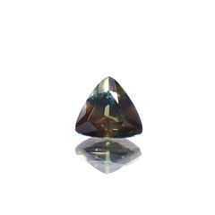 ゴールドシーンサファイア 非加熱(宝石名シーン・サファイア)ケニア産 0.739ct ソ付(彩珠)[231023912]5.6x5.6mm前後
