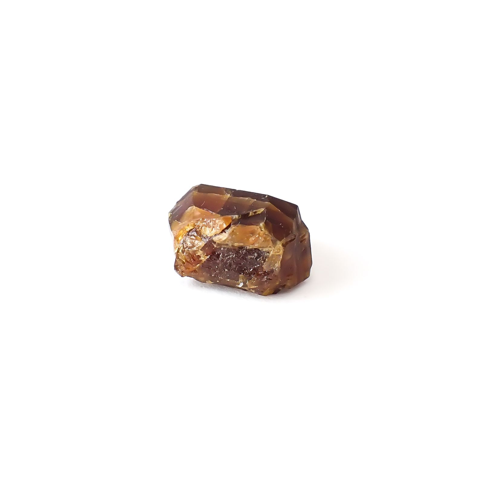 レインボーガーネット原石3個セット 日本・奈良県産 15.70ct(3pcs合計) / 7.1-10.4x7.0-9.7mm前後 [260432081]