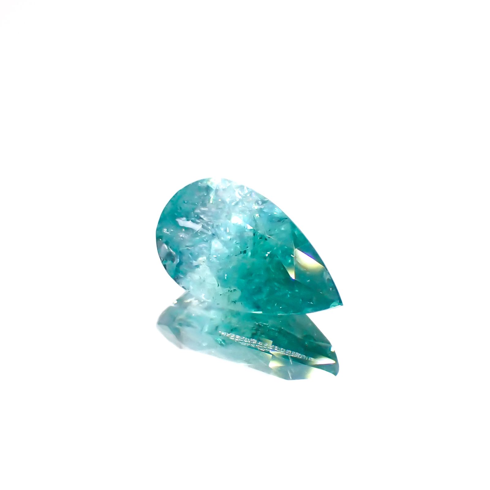 ナイジェリア産　トルマリン No1 ナイジェリア産ミントグリーントルマリン 3.735ct JGGL鑑別