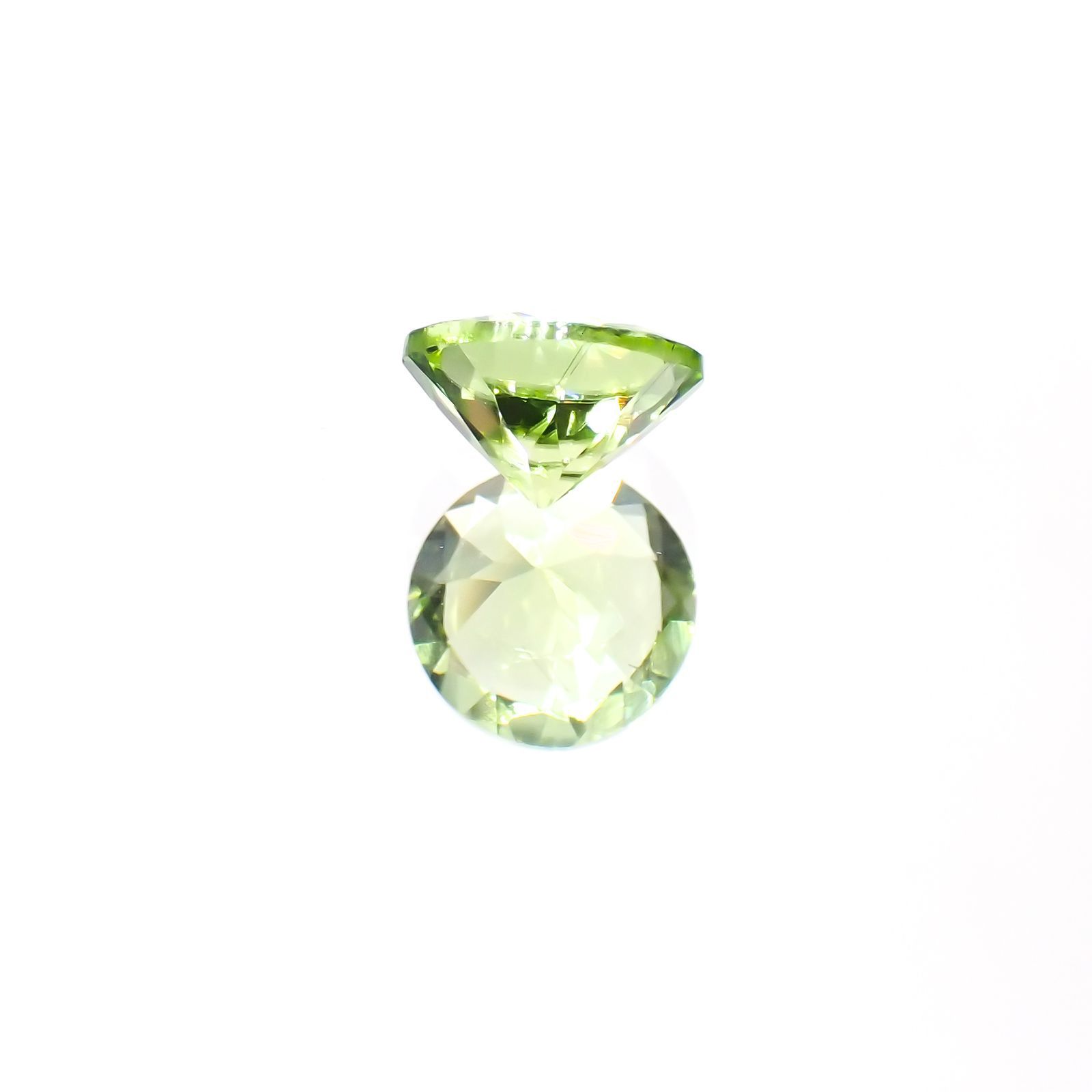 ペリドット(宝石名ペリドット) パキスタン産 1.30ct 識別済[211013083]7.0×7.0mm前後