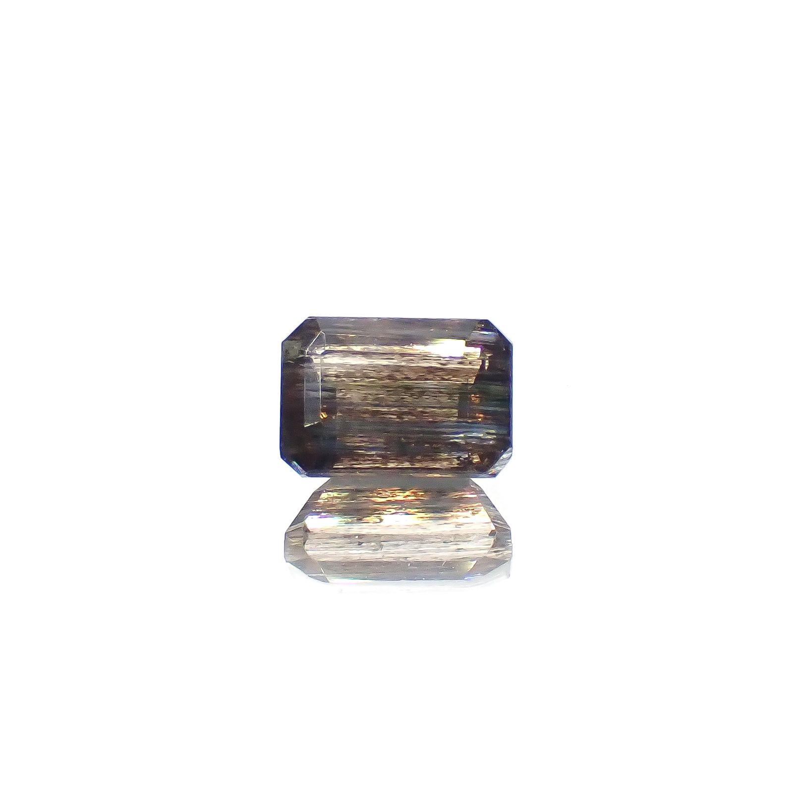 レインボースキャポライト ブラジル産 1.06ct [240326865]6.9x4.8mm前後