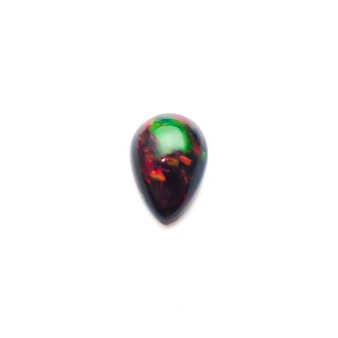 ブラックオパール(宝石名オパール/加熱処理)エチオピア産 4.45ct 識別済[240326536]14.8x10.4mm前後