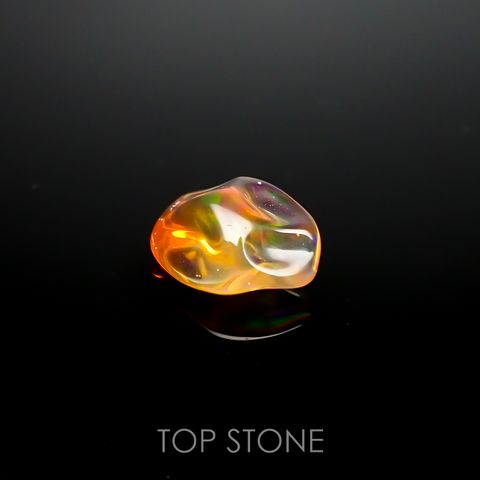 ファイヤーオパール 原石 メキシコ産 1.49ct[220616367]10.4x8.1mm前後