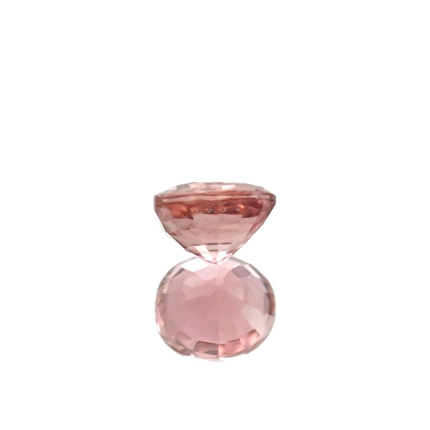 ローズピンクトルマリン(宝石名ピンク・トルマリン)ブラジル/アフリカ産 0.96ct 識別済[230120079]6.2x5.6mm前後
