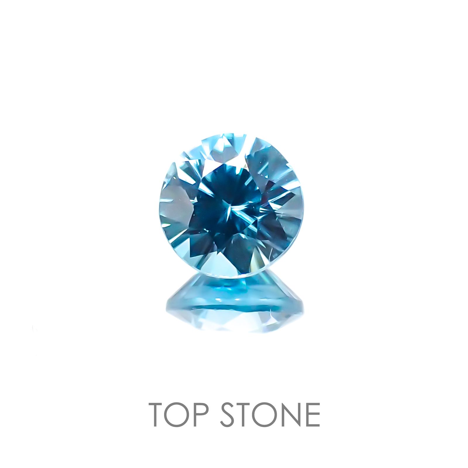 ブルージルコン カンボジア産 ルース 1.48ct[20117924]5.9×5.9mm前後