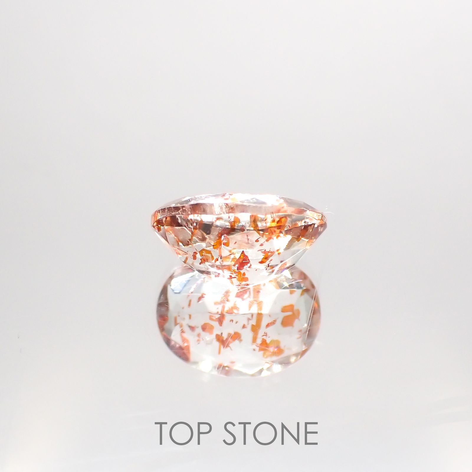 イリュージョンサンストーン インド産 1.66ct[220114210]9x7mm前後