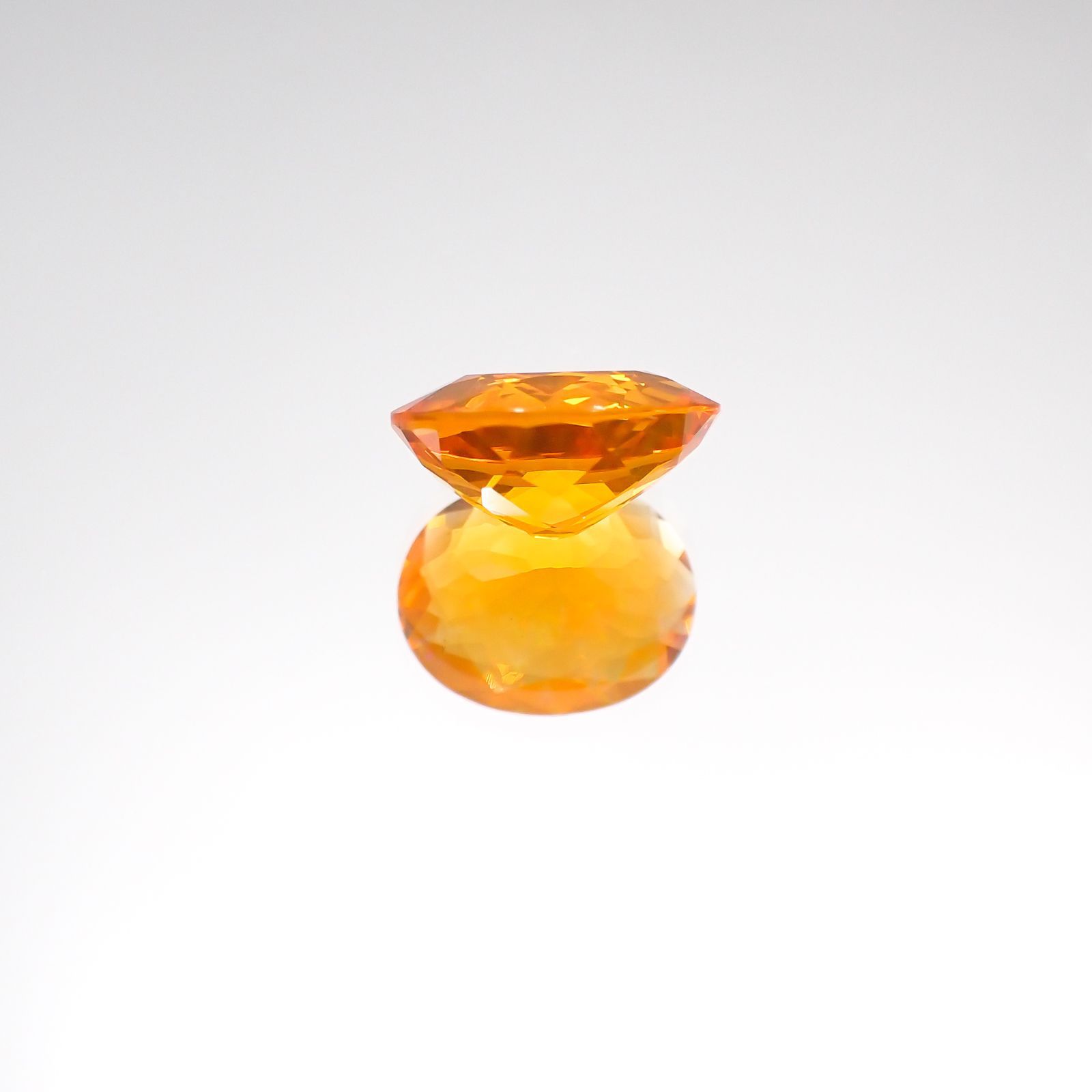 ファイヤーオパール(宝石名ファイヤー・オパール)メキシコ産 1.81ct 識別済[231124111]10.3x8.1mm前後