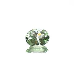ペリドット(宝石名ペリドット)パキスタン/ノルウェー産 1.248ct ソ付(彩珠)[240728516]8x6.2mm前後