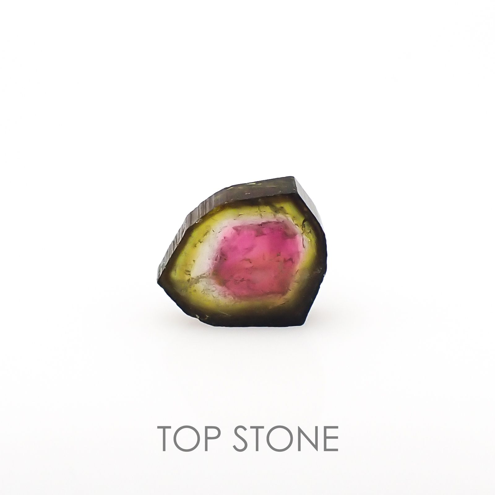 ウォーターメロントルマリン ブラジル産 原石・結晶 2.8ct[20095318]10.6×8.7mm前後