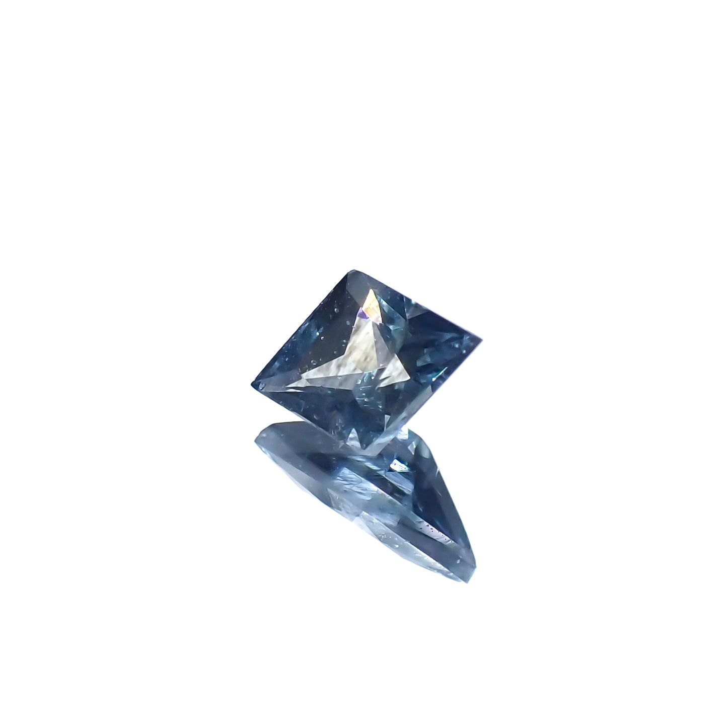 ◇カスタムカット◇アベンチュリンアクアマリン ブラジル・ミナスジェライス州産 0.34ct[240226000]6.5x4.3mm前後
