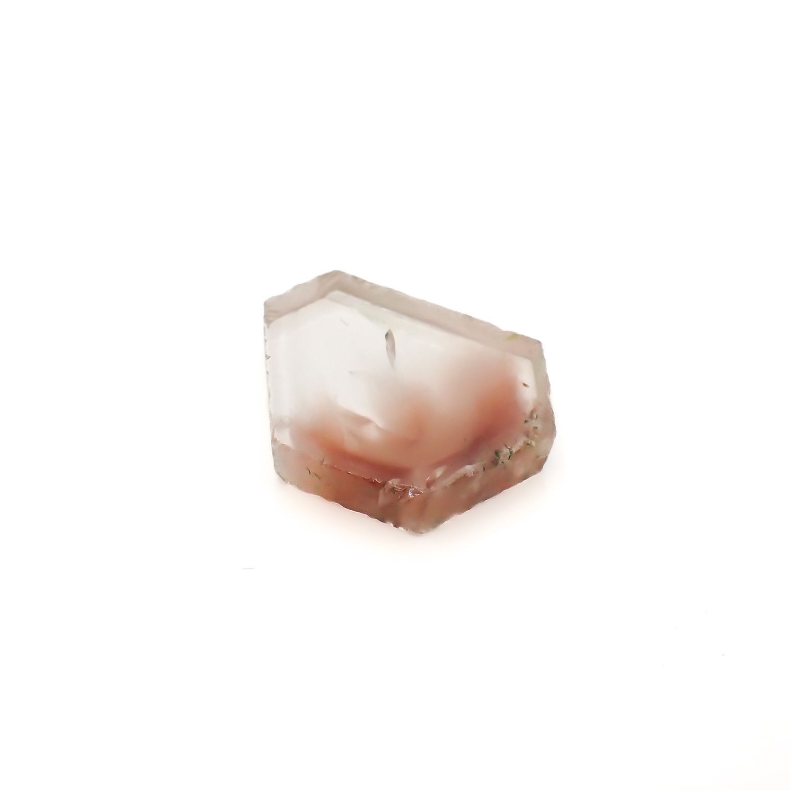 ファントムクォーツ 原石スライス ブラジル産 5.73ct[220716814]12x16.3mm前後