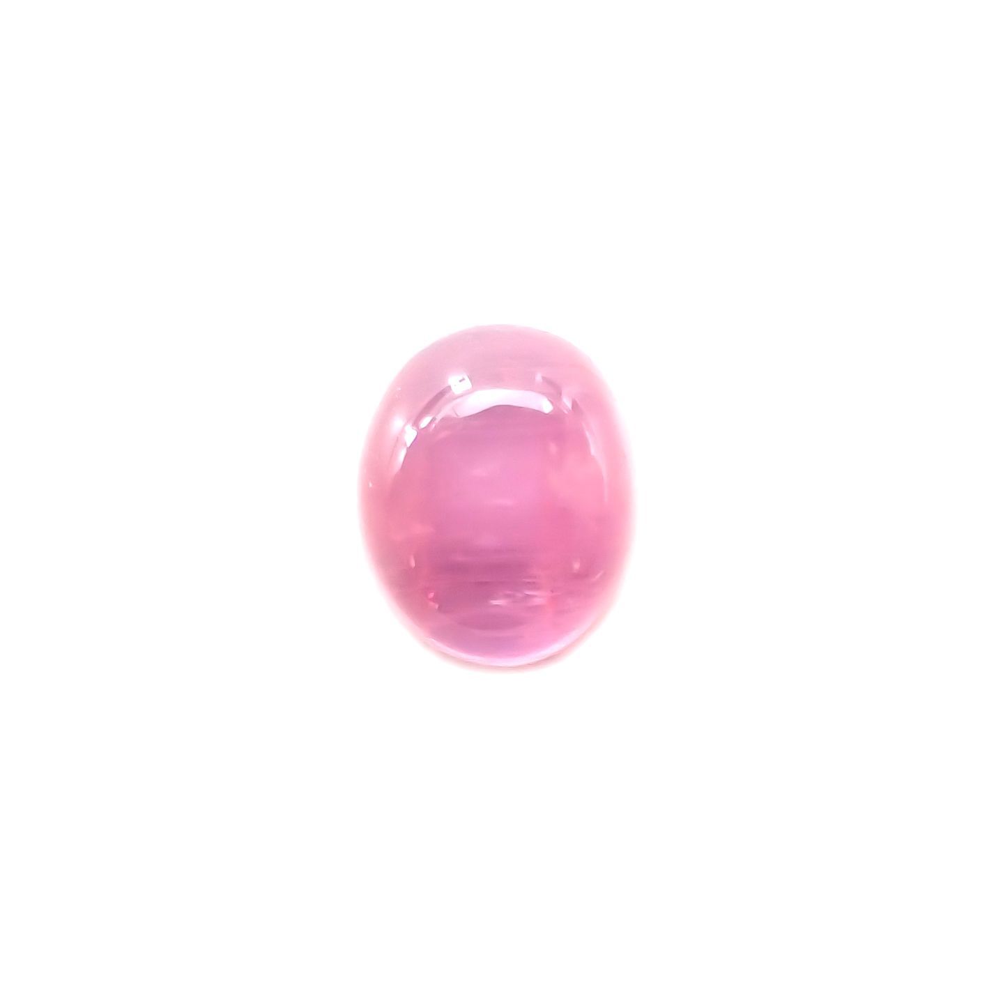 ペツォッタイトキャッツアイ(ラズベリル)(宝石名ペツォッタイト・キャッツアイ)マダガスカル産 0.600ct ソ付(彩珠)[220114356]4.9x4.1mm前後