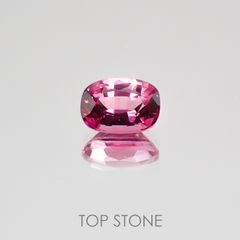 ホットピンクスピネル(宝石名ピンク・スピネル) タンザニア産 0.36ct 識別済[210510857]4.9×3.4mm前後