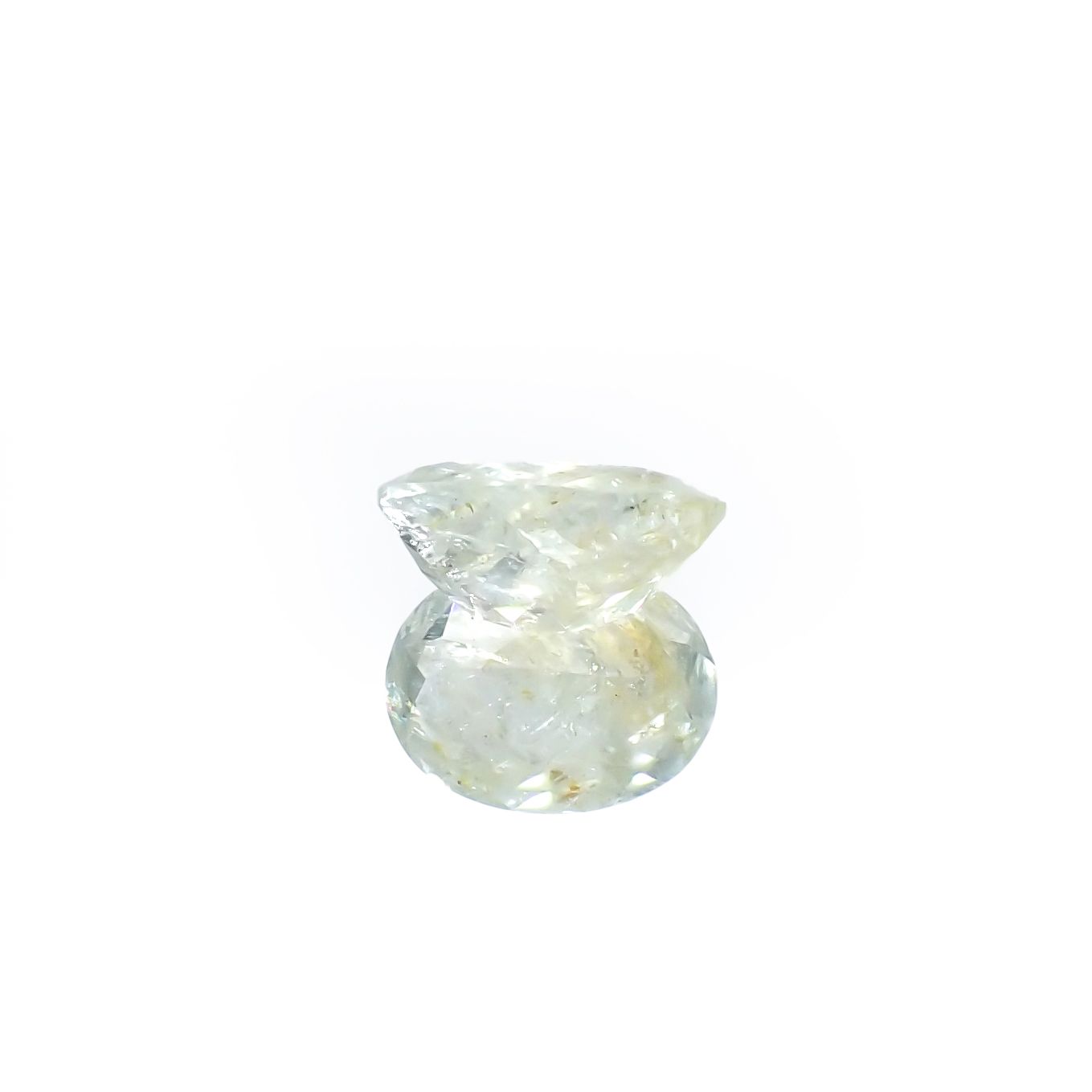 オーロラアクアマリン ブラジル産 4.55ct[240226059]12.7x9.7mm前後