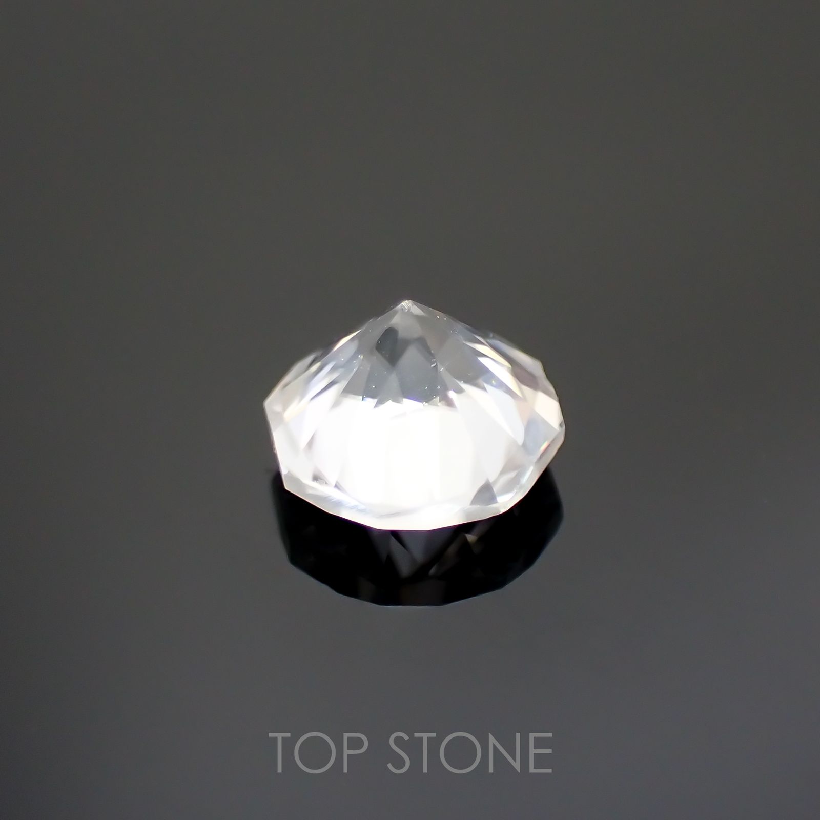 ◇オクタゴンカット◇カラーレスジルコン(宝石名ホワイト・ジルコン)スリランカ/カンボジア産 0.83ct 識別済[220114287]4.9x4.8mm前後