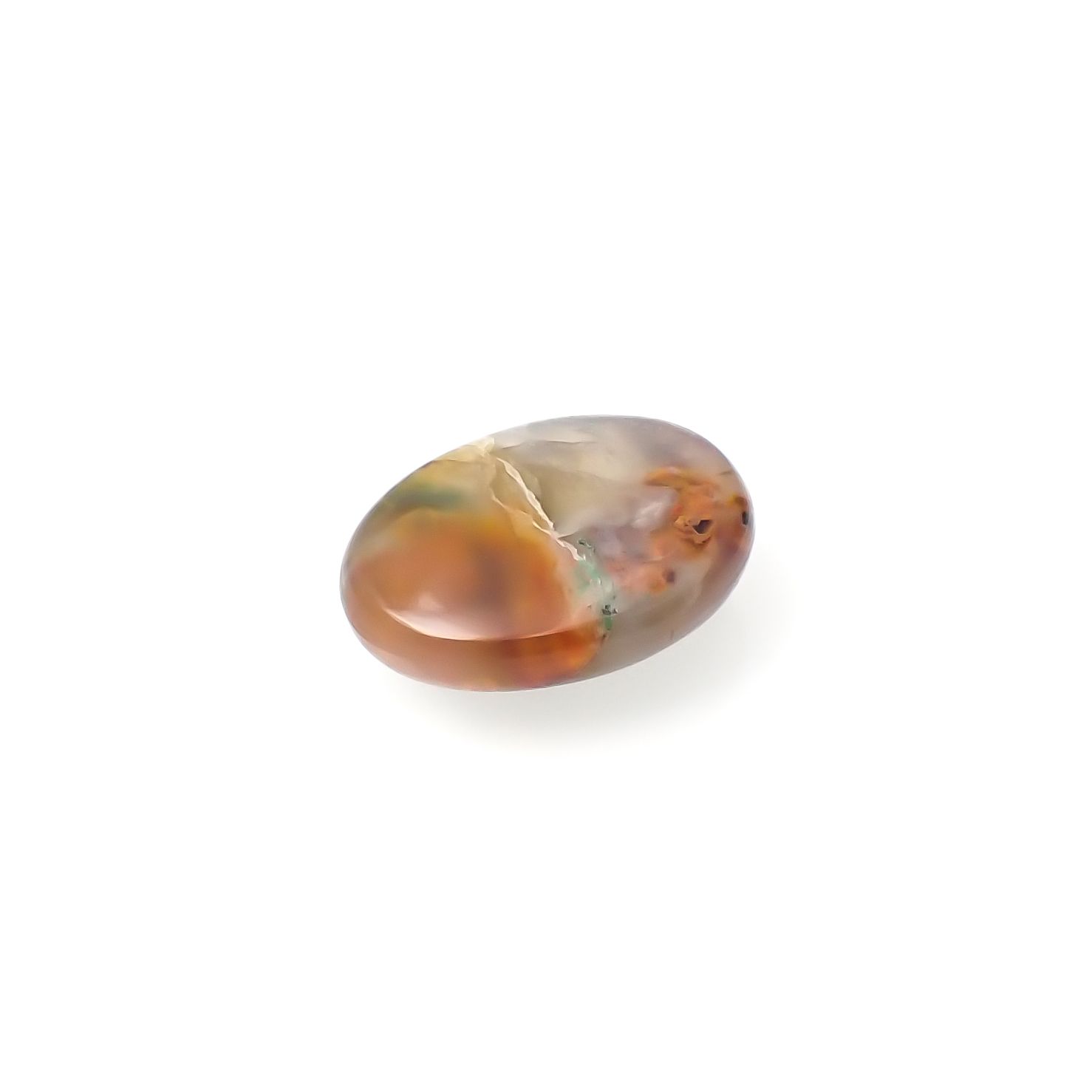 コッパークリソコラインカルセドニー インドネシア産 9.75ct[230722642]17.2x12.3mm前後