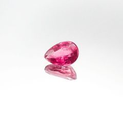 ピンクトルマリン(宝石名ピンク・トルマリン)ブラジル産 0.73ct 識別済[230722941]7.1x4.9mm前後