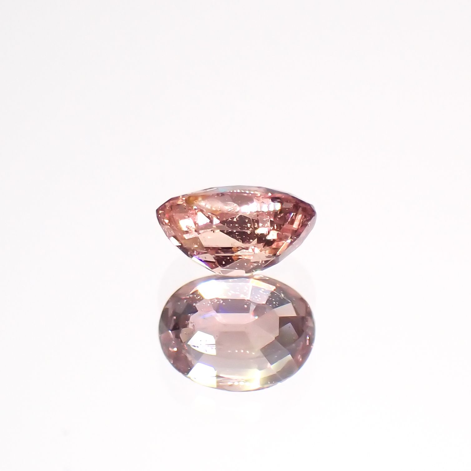 パパラチャサファイア 非加熱(宝石名サファイア/別名パパラチャ・サファイア)スリランカ産 0.22ct GIA鑑付[230521937]4x3.02mm前後