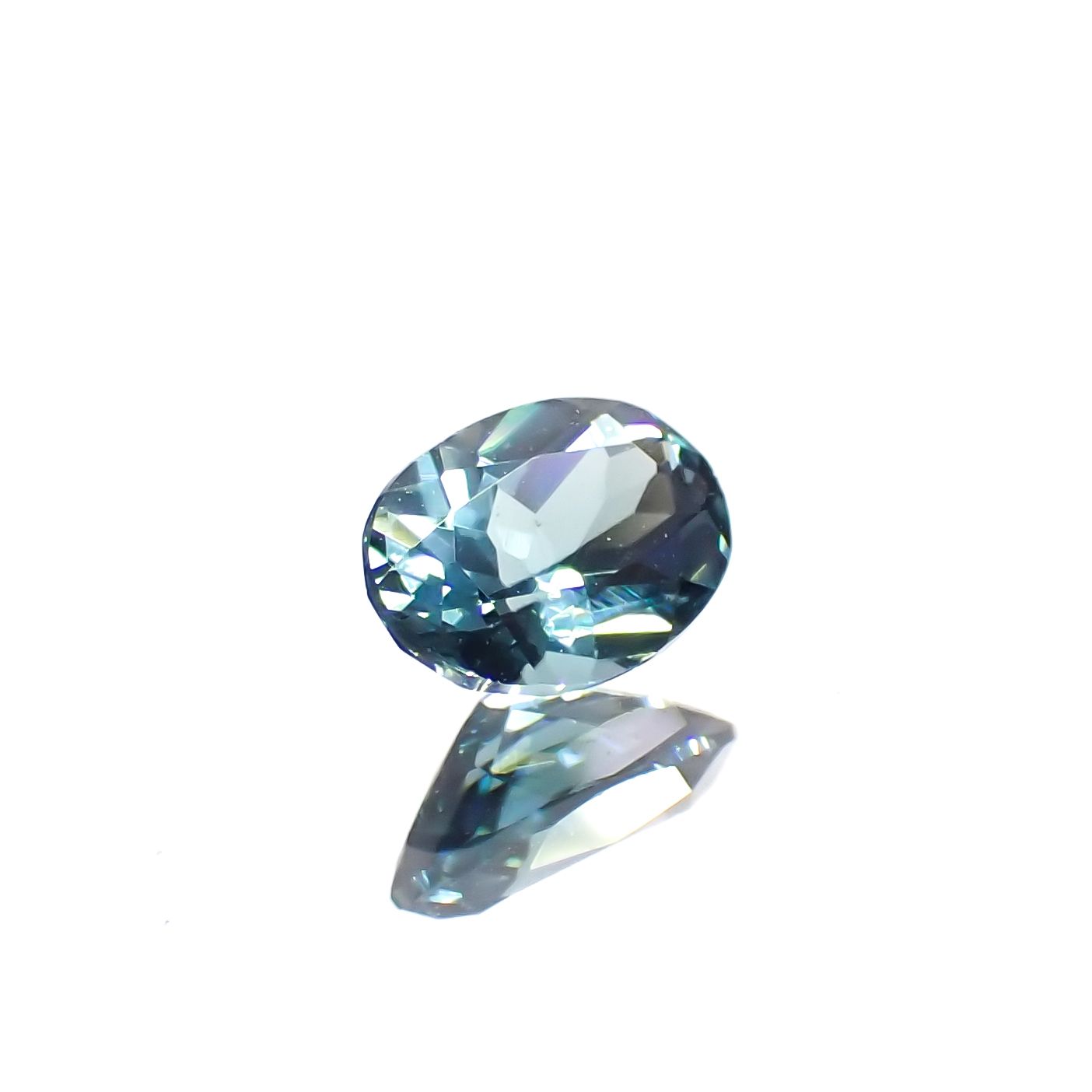 ブルートルマリン(宝石名トルマリン)アフガニスタン産 0.26ct 識別済[230321085]4.9x3.4mm前後